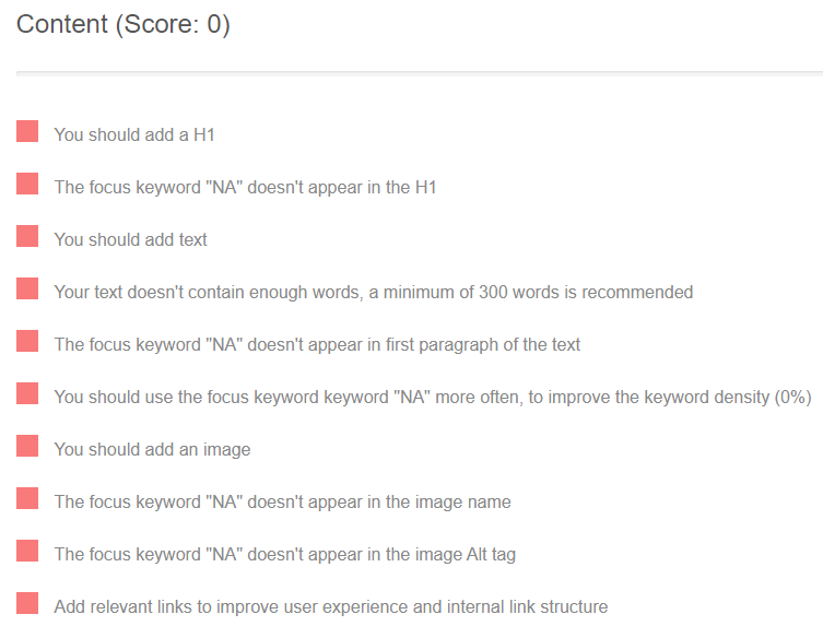 content writing from seo review tools